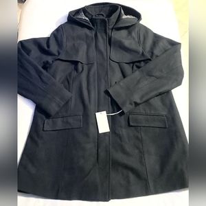 A new day wool duffle peacoat black size XXL